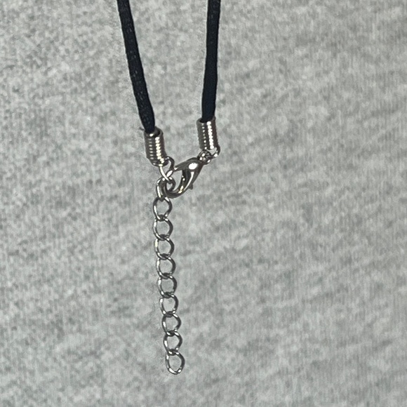 Natural Sodalite Heart Pendant Necklace - Picture 4 of 7